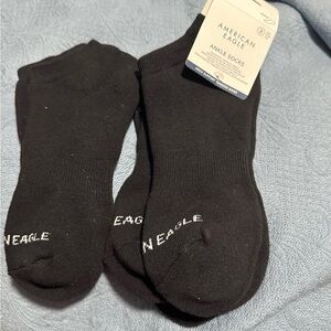 American Eagle Outfitters Classic Black Ankle Socks